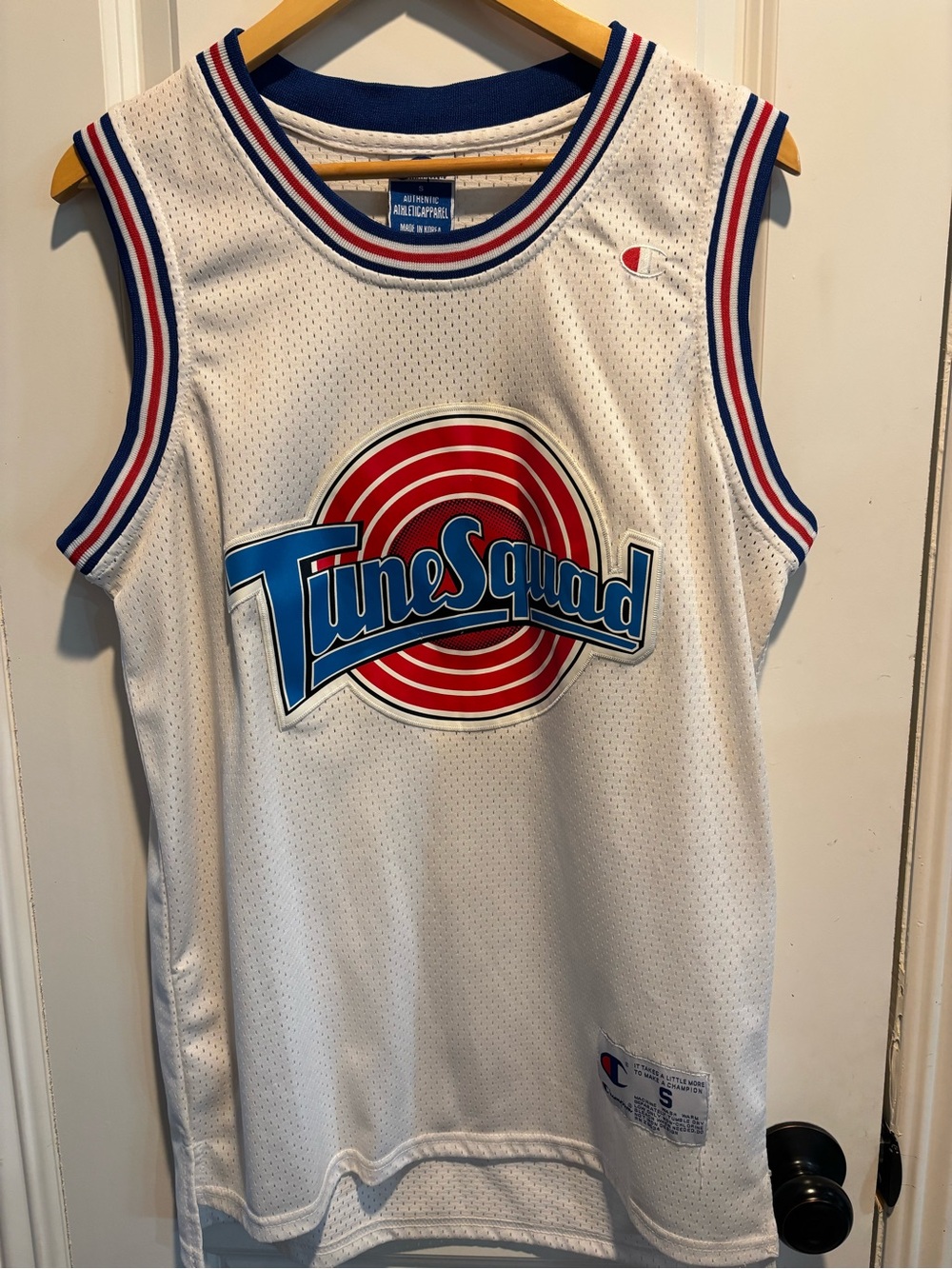 Champion White Tune Squad Lola Basketball Jersey